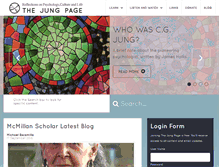 Tablet Screenshot of cgjungpage.org